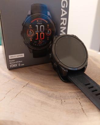 Garmin Fenix 8 47mm Amoled Sapphire Titanio