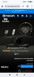 Simulatore guida direct drive Revosim