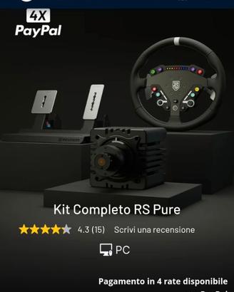 Simulatore guida direct drive Revosim