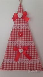 Decorazione natalizia da appendere albero rosso