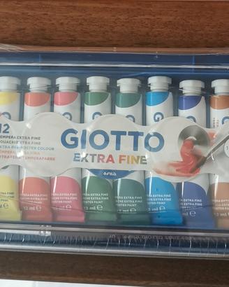 Tempere 12 pezzi, nuove