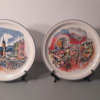 Coppia piatti vintage Villeroy e boch 