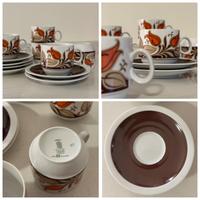 Servizio caffetteria in ceramica da 6