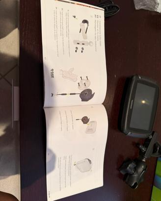 Navigatore moto TomTom Rider, kit completo.