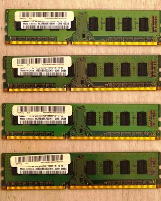 8GB RAM Samsung DDR3 PC3-10600U 1333Mhz