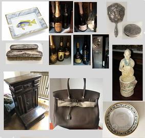 Antiquariato del 600, hermes, cocacola, argento