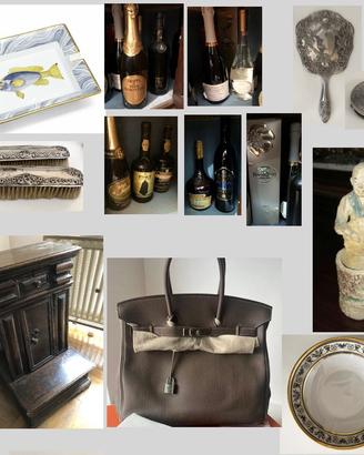Antiquariato del 600, hermes, cocacola, argento