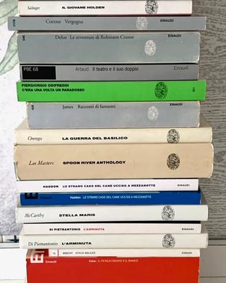 22 libri edizioni Einaudi
