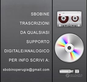 Trascrizioni di files AUDIO/VIDEO