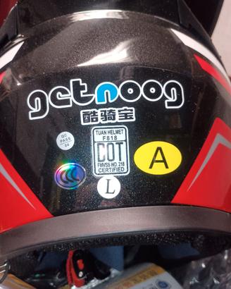Casco moto comopleto di bluetooth