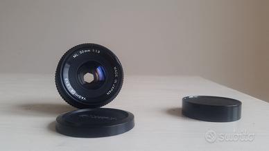 Obiettivo Yashica 50 mm f 1,9 attacco C / Y