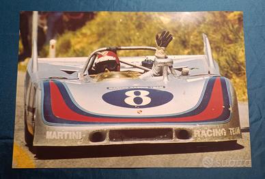 Poster Vintage Porsche 908 Martini Racing 