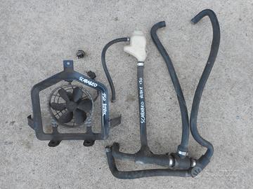 Ventola e tubi radiatore aprilia scarabeo rotax