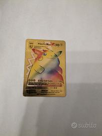 carta Pikachu Vmax originale