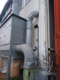 Filtro a maniche per falegnameria o simile