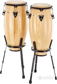 Set Congas Millennium Color Natural + supporti
