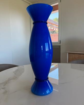 Vaso Venini blu