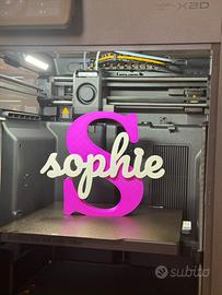 Scritta Nome 3D Personalizzata in PLA+