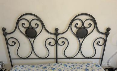 Testata letto in ferro battuto inizi '900