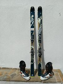 Sci alpinismo con scarponi + pelli