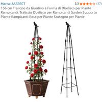 Traliccio giardino per piante