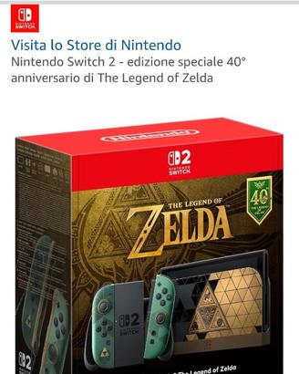 Nintendo Switch 2 - ed speciale 40° zelda