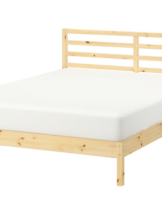 Letto Ikea Tarva + Materasso a molle Ikea