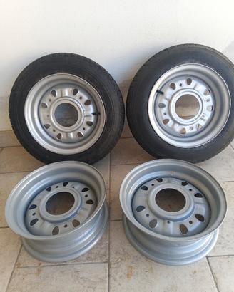  4 cerchi rinaldi mod. oliva fiat 500 & 126