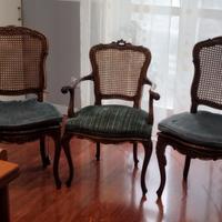 sedie inpagliate d'epoca 