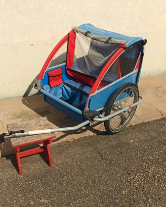 Rimorchio per bici