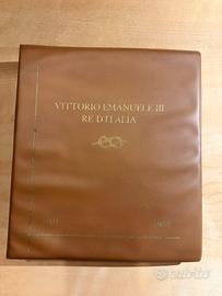 Vecchio raccoglitore monete Vittorio Emanuele III