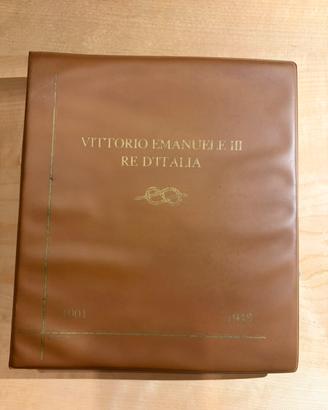 Vecchio raccoglitore monete Vittorio Emanuele III