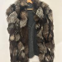 Gilet Vintage MiuMiu volpe argentata