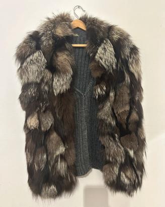 Gilet Vintage MiuMiu volpe argentata