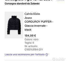 Giubbotto bomber Calvin Klein Originale