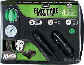 KIT GONFIA RIPARA PNEUMATICI COMPRESSORE ELETRICO