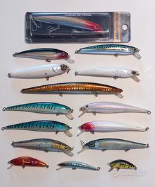 Lotto esche artificiali rapala, reaction strike...