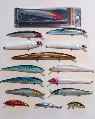 Lotto esche artificiali rapala, reaction strike...