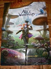 Locandina poster cinema ALICE IN WONDERLAND