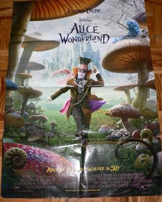 Locandina poster cinema ALICE IN WONDERLAND