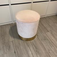 Pouf velluto rosa