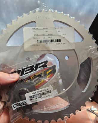 Corona e pignone PBR per Fantic trial 125