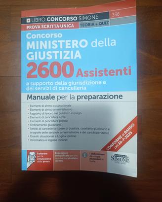 libro / manuale concorso simone 