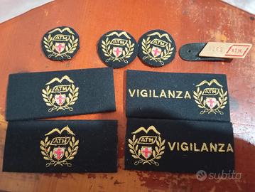 Lotto ATM toppe e fregio