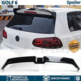SPOILER Posteriore VW GOLF 6 Alettone NERO Lucido