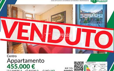 Quadrilocale in pieno centro con garage !