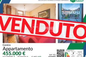 Quadrilocale in pieno centro con garage !