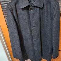 Cappotto uomo grigio taglia XL mis spalle 56 cm