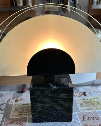 Lampada Vintage con base in marmo nero NUOVA