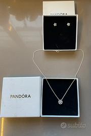 Set Collana e Orecchini Pandora - argento 925🌸